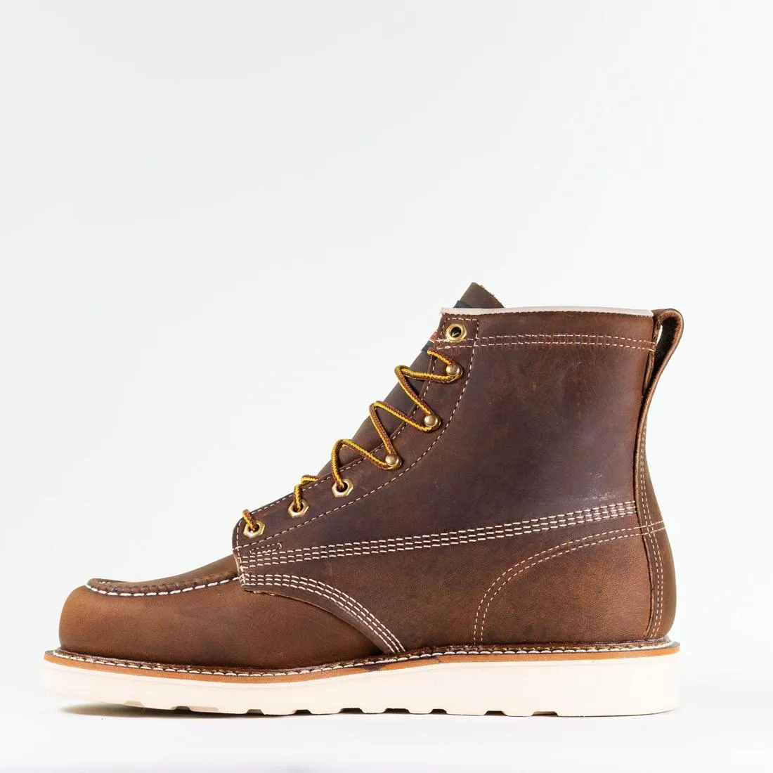 American Heritage 6" Moc Toe Boot Maxwear Wedge Trail Crazy Horse