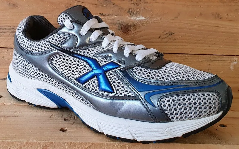 Bushido Classic Speedster Textile Trainers UK9.5/US10.5/EU44 White/Grey/Blue