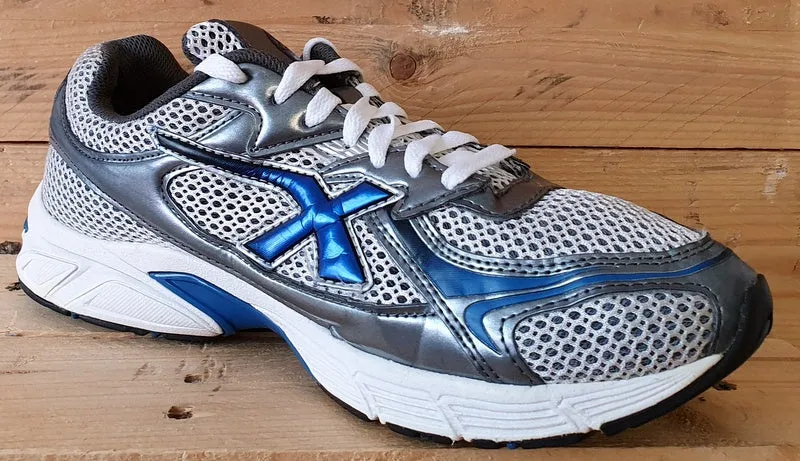 Bushido Classic Speedster Textile Trainers UK9.5/US10.5/EU44 White/Grey/Blue