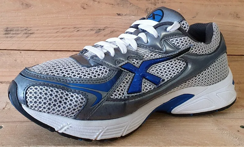 Bushido Classic Speedster Textile Trainers UK9.5/US10.5/EU44 White/Grey/Blue