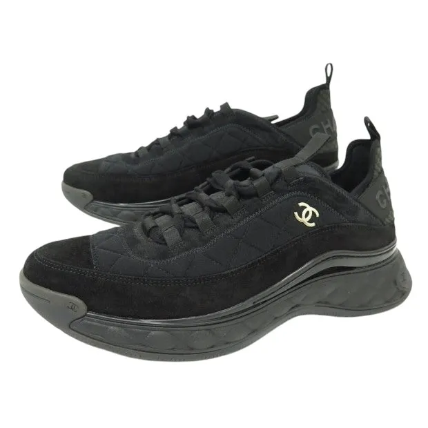 Chanel Black Trainers 44
