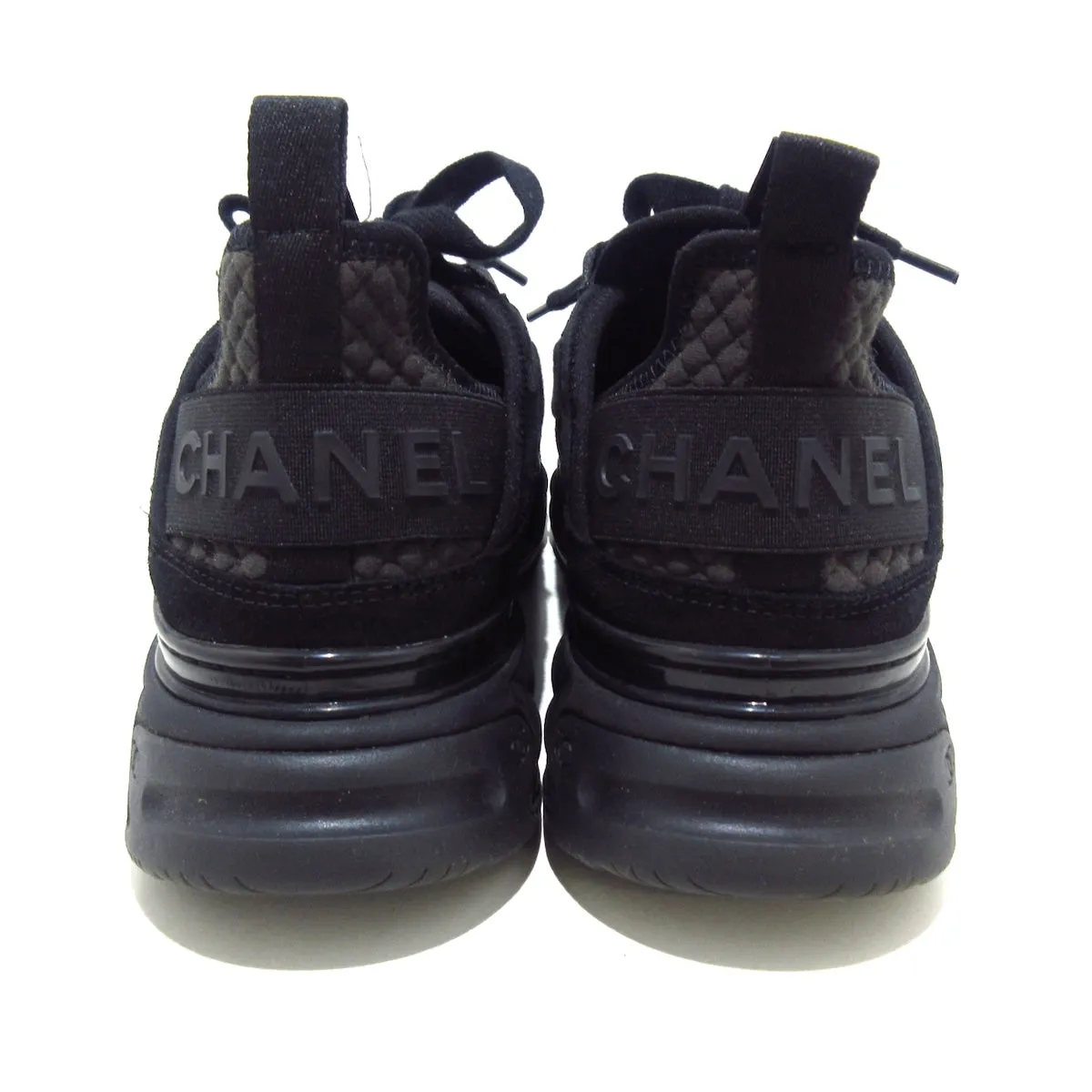 Chanel Black Trainers 44
