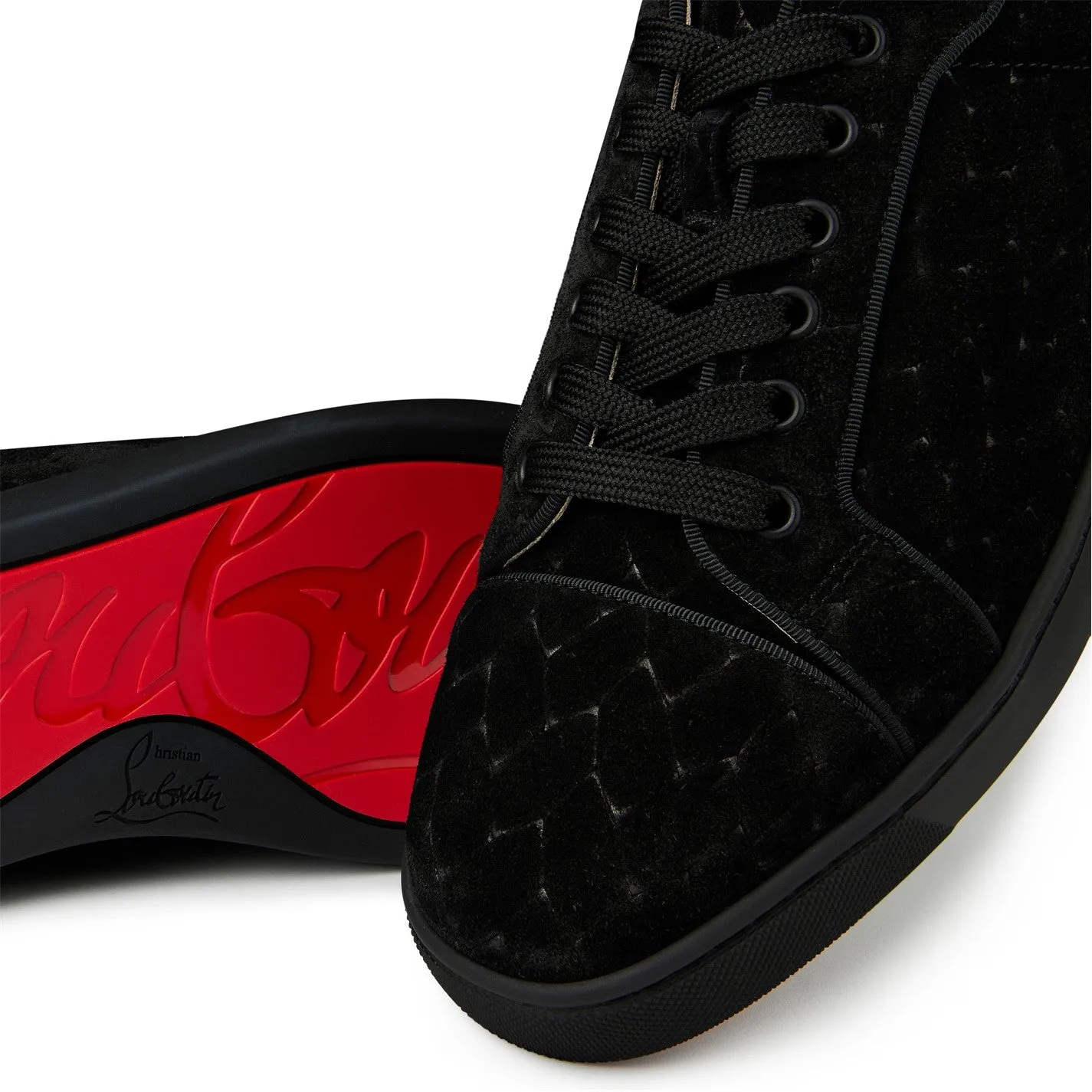 Christian Louboutin Black Orlato Trainers