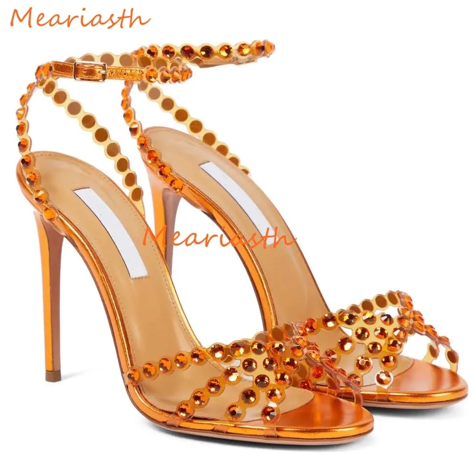 Clear PVC Crystal Sandals