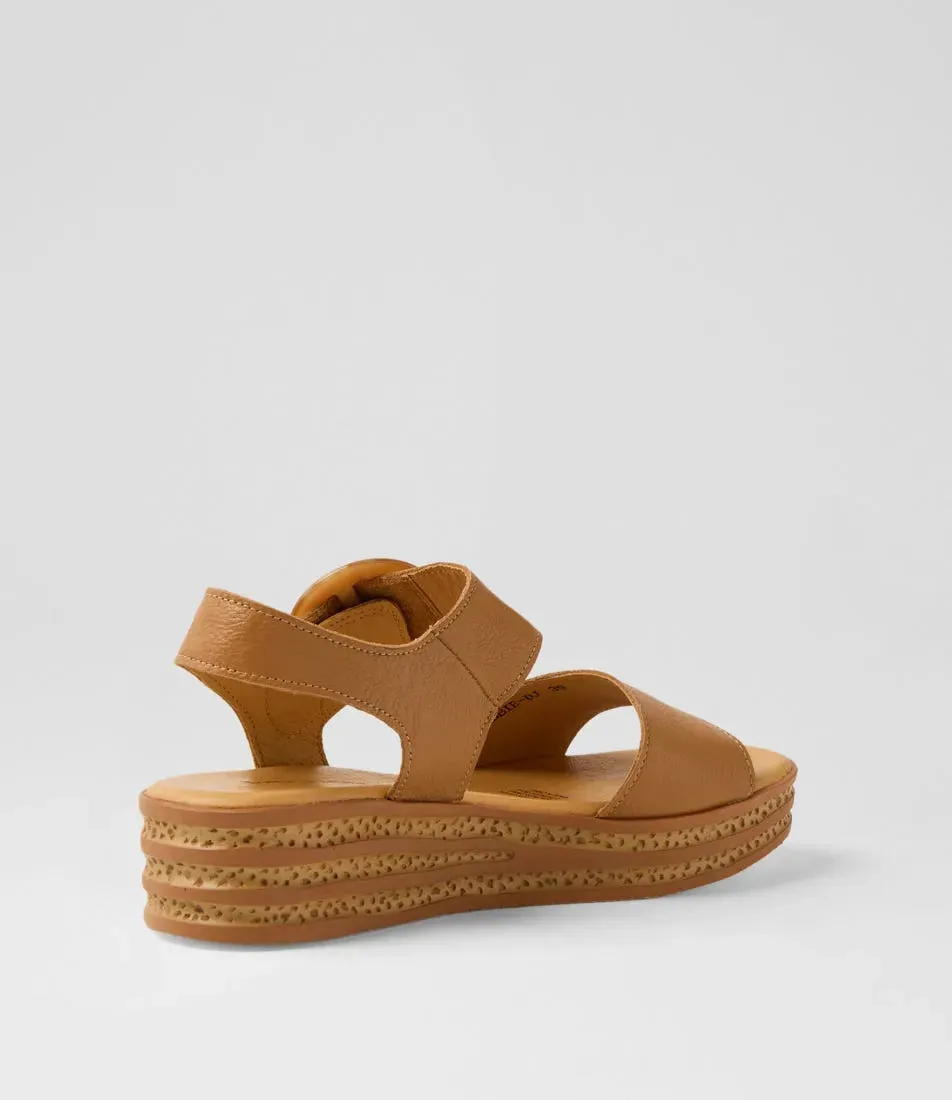 Django & Juliette 'Cubbie Sandal' - Dark Tan