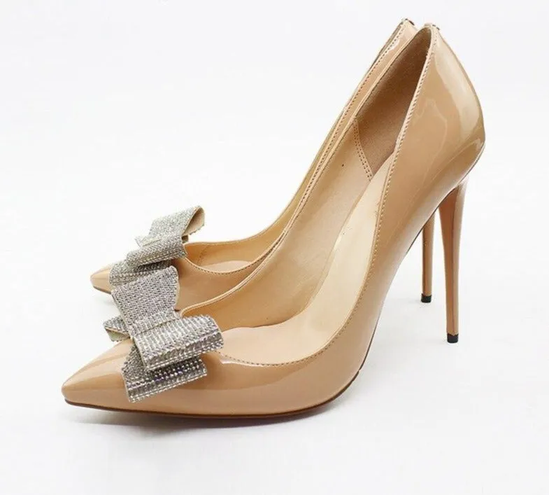 DONA Sexy High Heels with Crystals