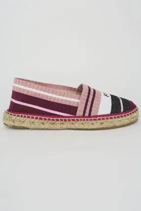 Fendi Canvas Printed Espadrilles sz 36