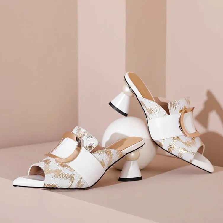 Glacienne Eldorian Slip Heels