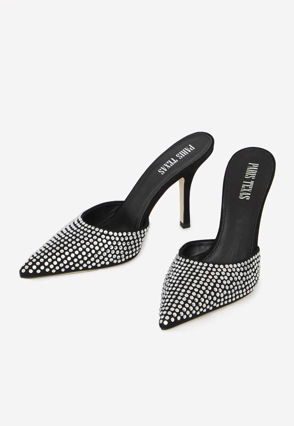 Hollywood 100 Crystal-Embellished Mules