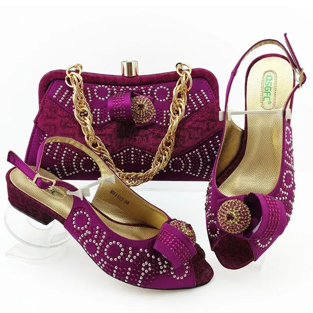 Italian Heels & Matching Purse Sets