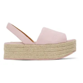 Kenzo Pink Blink Platform Espadrilles