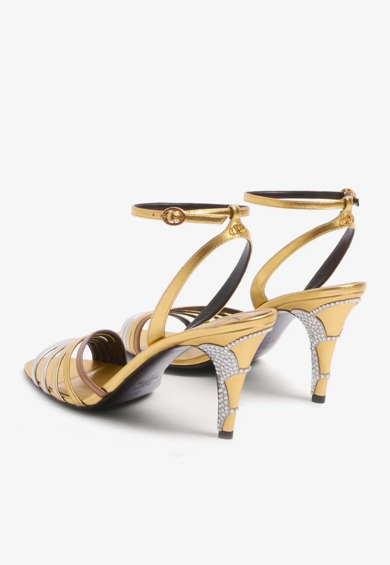 Ladycrush 85 Laminated Leather Sandals