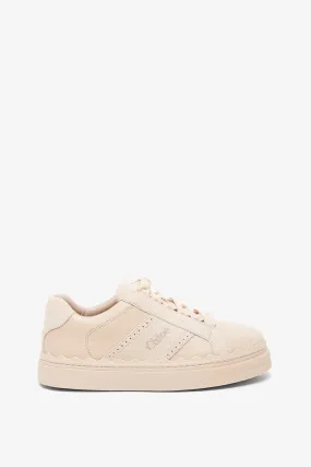 Lauren beige suede sneakers