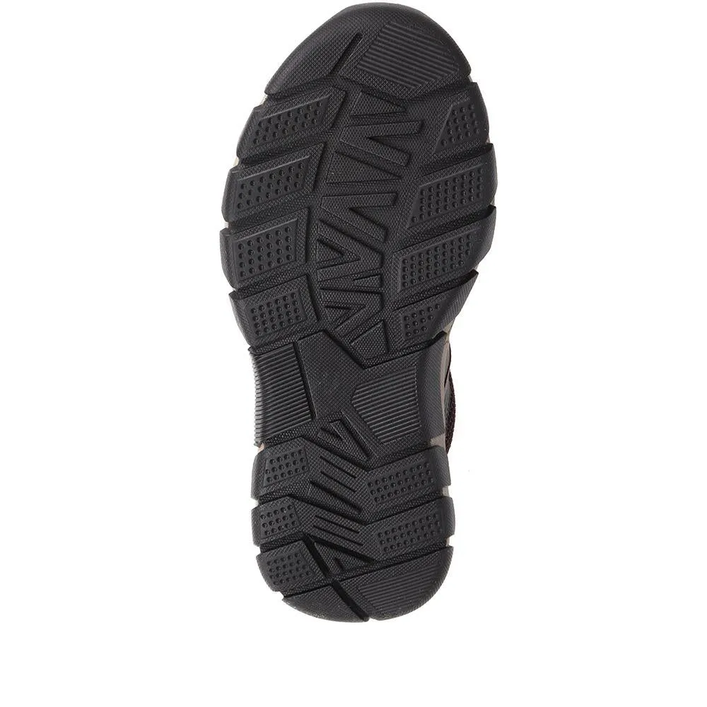 Leather Lace Up Trainers - RNB38013 / 324 273