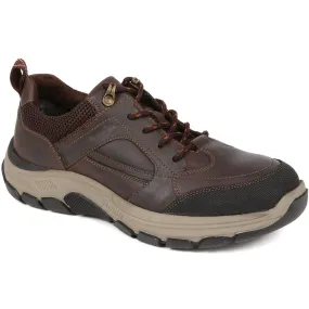 Leather Lace Up Trainers - RNB38013 / 324 273