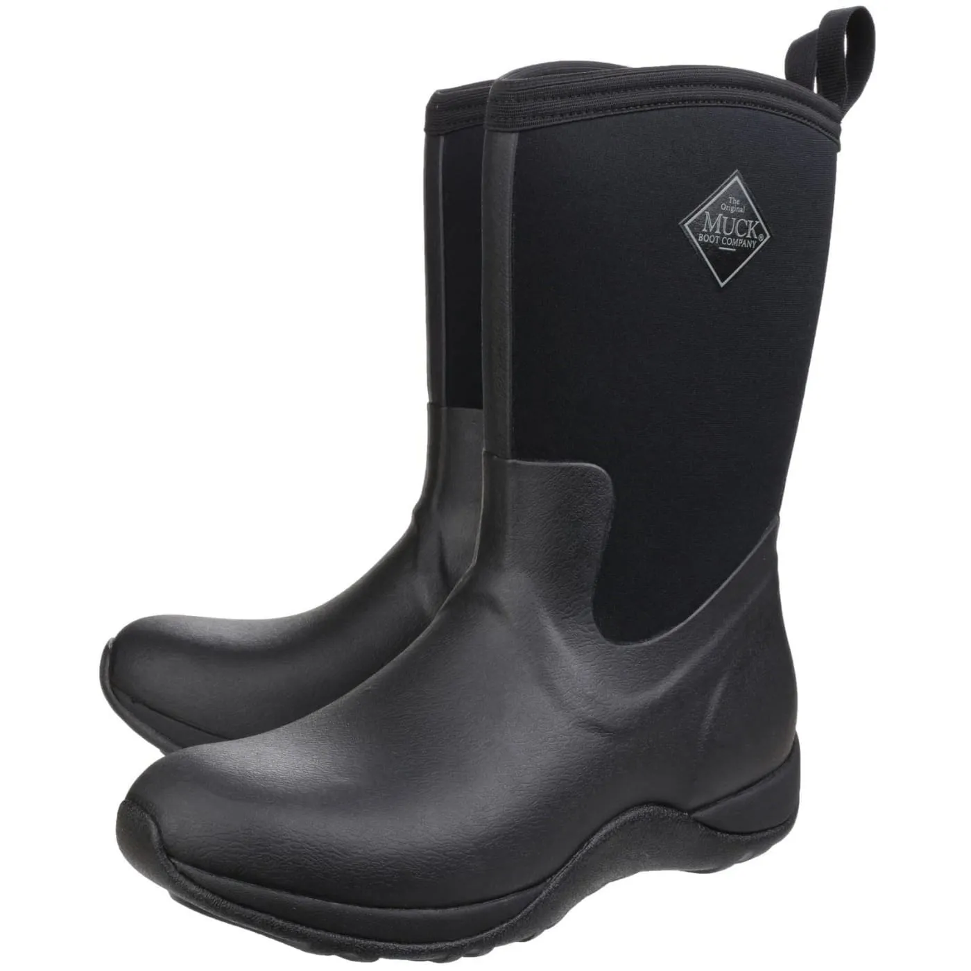 Muck Boots Black Arctic Weekend Pull On Wellington Boots