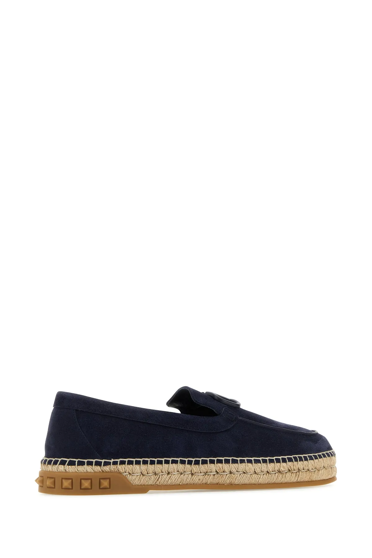 Navy blue split-leather Leisure Flows espadrilles