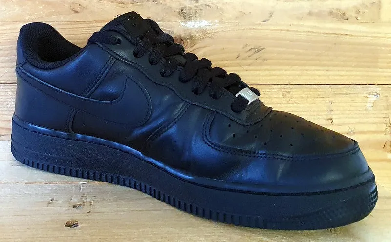 Nike Air Force 1 07' Low Trainers UK7.5/US8.5/EU42 CW2288-001 Triple Black