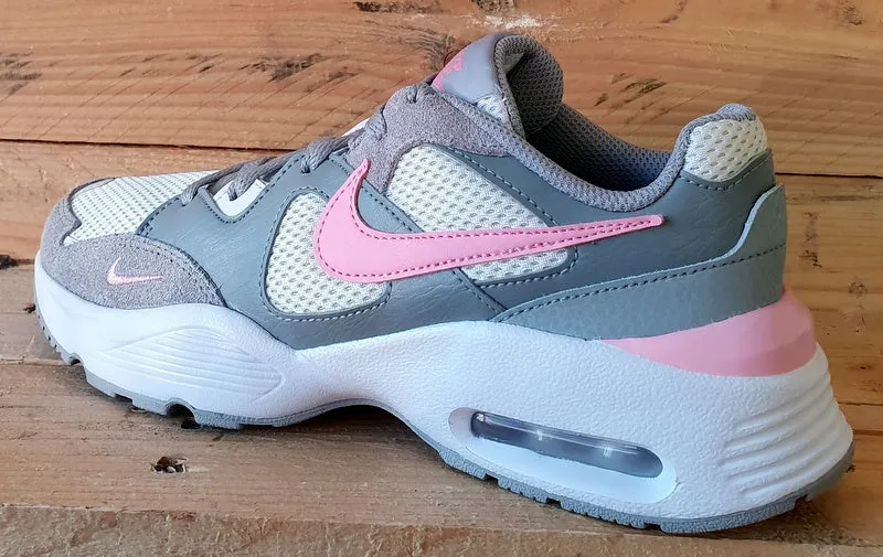 Nike Air Max Fusion Textile Low Trainers UK4/US4.5Y/EU36.5 CJ3824-003 Grey/Pink