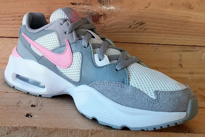 Nike Air Max Fusion Textile Low Trainers UK4/US4.5Y/EU36.5 CJ3824-003 Grey/Pink