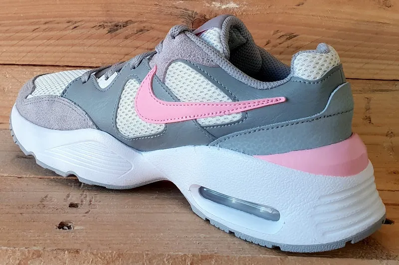 Nike Air Max Fusion Textile Low Trainers UK4/US4.5Y/EU36.5 CJ3824-003 Grey/Pink