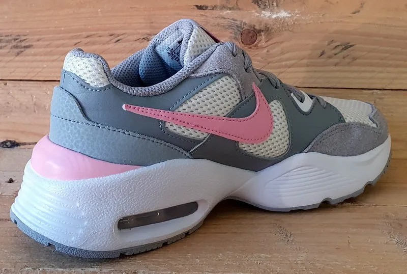 Nike Air Max Fusion Textile Low Trainers UK4/US4.5Y/EU36.5 CJ3824-003 Grey/Pink