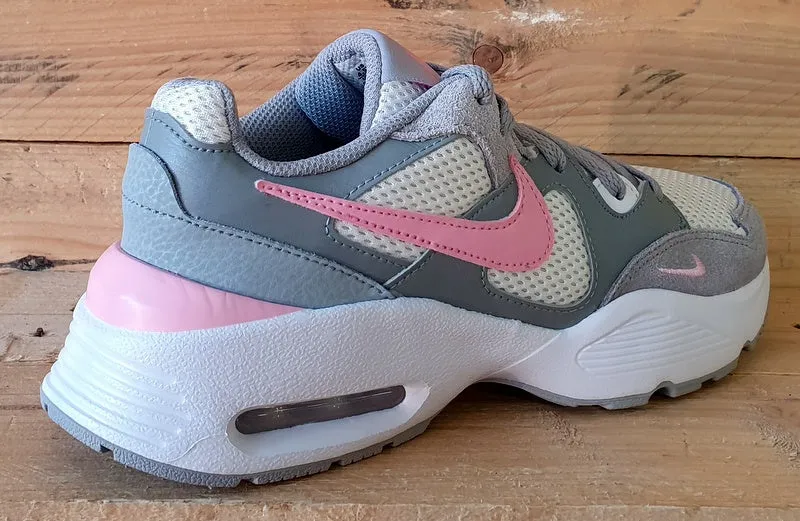 Nike Air Max Fusion Textile Low Trainers UK4/US4.5Y/EU36.5 CJ3824-003 Grey/Pink