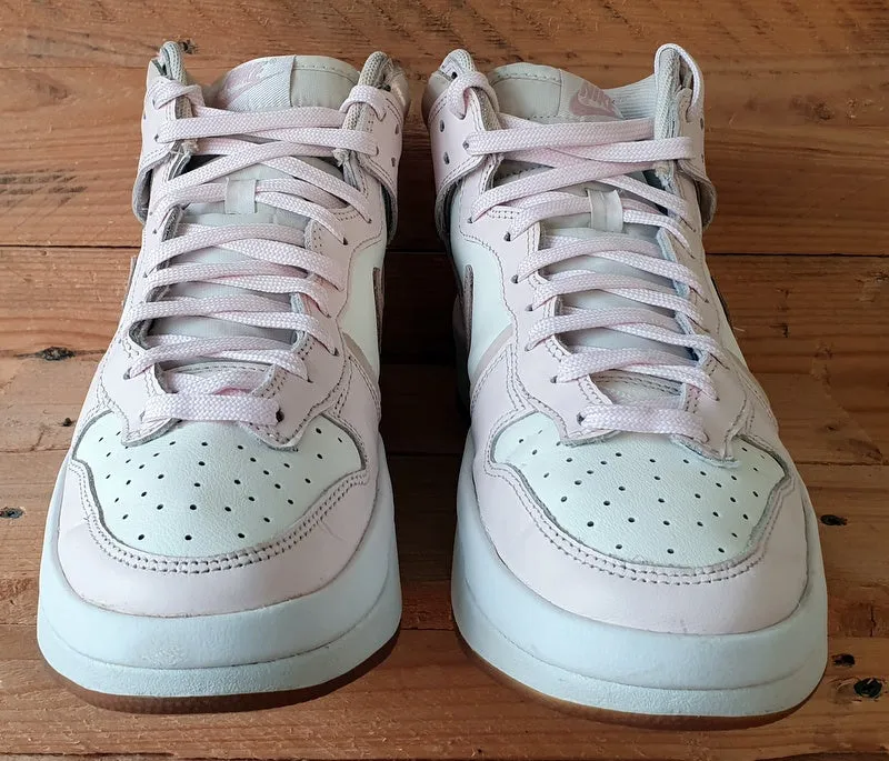 Nike Dunk High Up Leather Trainers UK6/US8.5/EU40 DH3718-102 Light Soft Pink