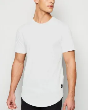 Only & Sons White Long Logo T-Shirt
