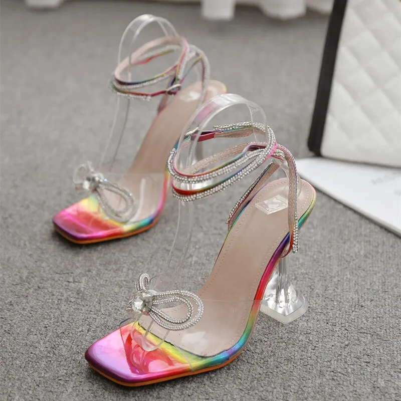 Rhinestone Gladiator Sandals