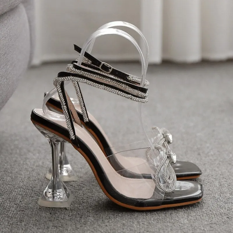 Rhinestone Gladiator Sandals