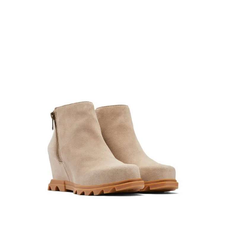 Sorel Women's Joan of Arctic Wedge III Zip - Omega Taupe/Gum