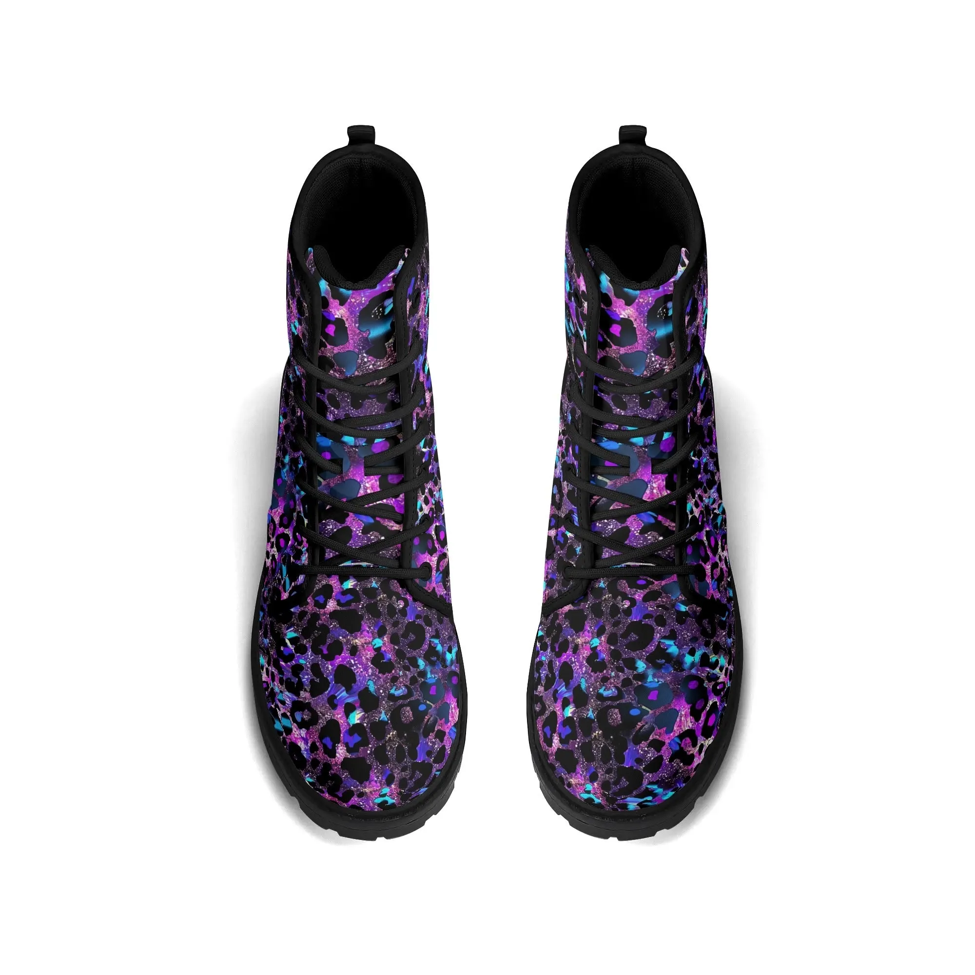 Treadz Signature Boots - Futuristic Leopard
