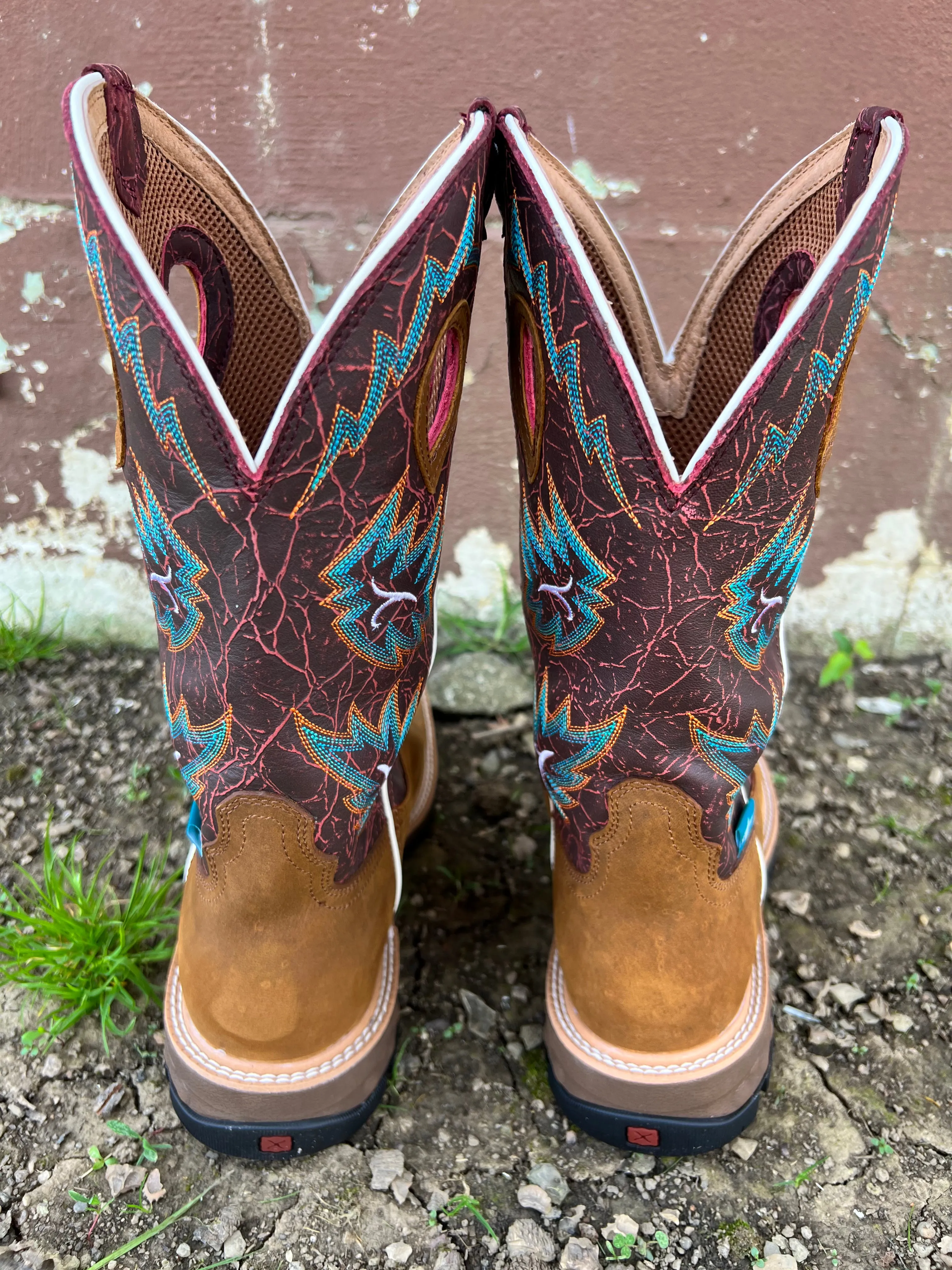 Twisted X Men's 12” Waterproof Cell Stretch Western Cowboy Work Boots MXBW005