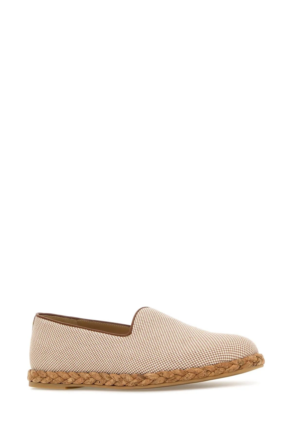 Two-tone canvas Logo Signature espadrilles