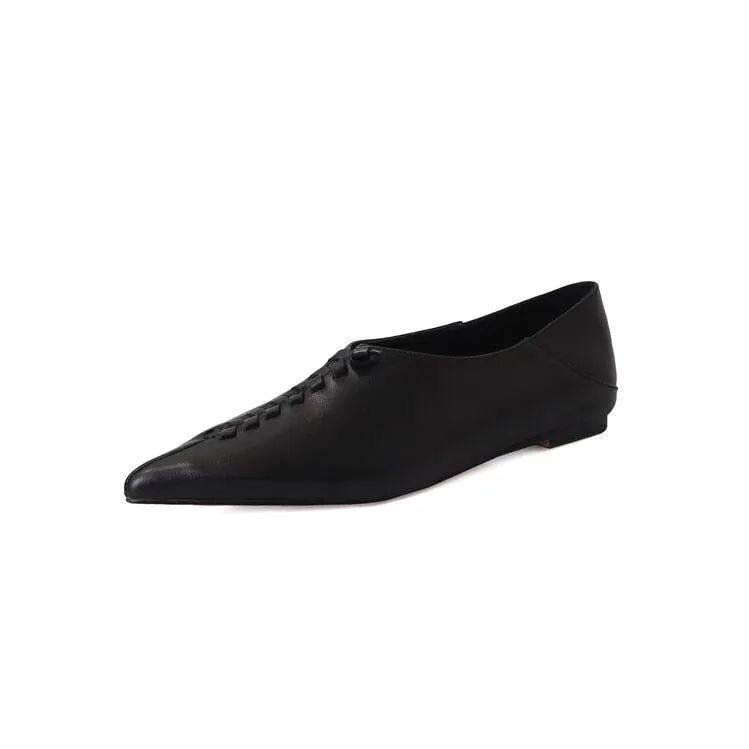 Whipstich Laced Flat