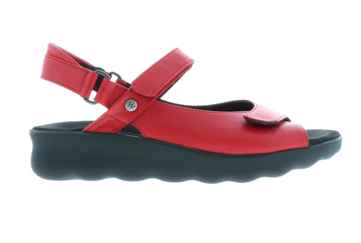 Wolky Women's Pichu Sandals Red