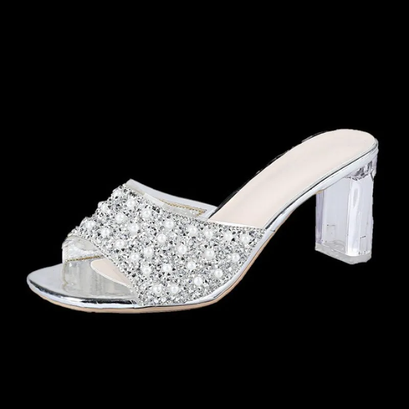 Women's Transparent Pointed Crystal Cup